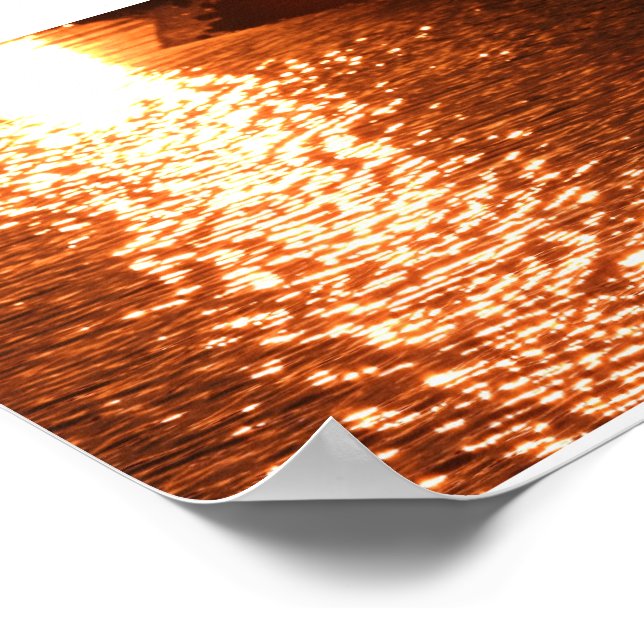 Affiche Coucher du soleil (Coin)