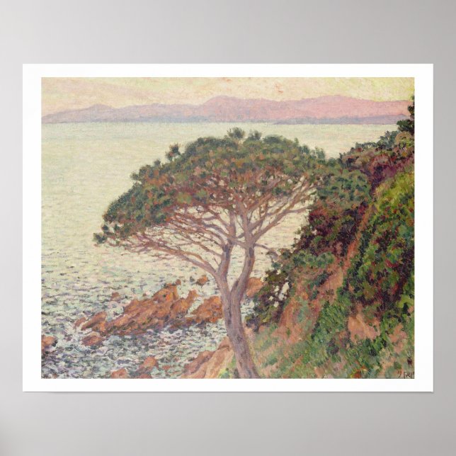 Affiche coucher du soleil, 1916 (huile sur toile) (Devant)