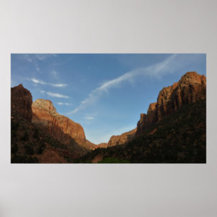 Affiche Coucher du soleil à Canyon Junction dans le parc n