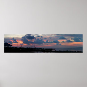 Affiche Coucher du soleil à l'île de dauphin