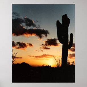 Affiche Coucher du soleil de l'Arizona