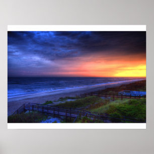 Affiche Coucher du soleil d'Emerald Isle