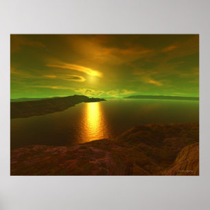 Affiche Coucher du soleil étranger