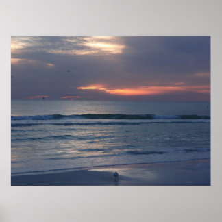 Affiche Couchers de soleil de Siesta Key