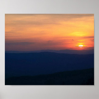 Affiche Couches de Blue Ridge
