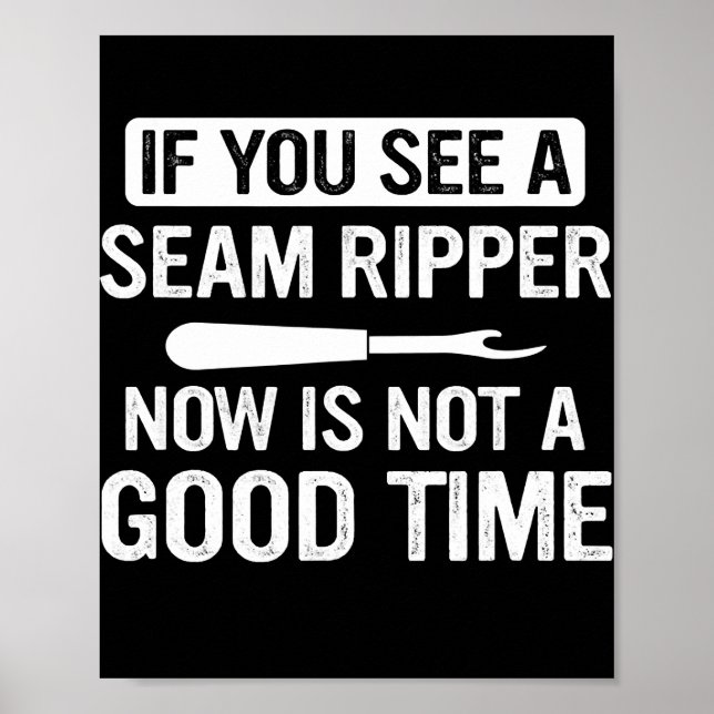 Affiche Coudre Drôle Si Vous Voyez Un Ripper De Framage Ma (Devant)