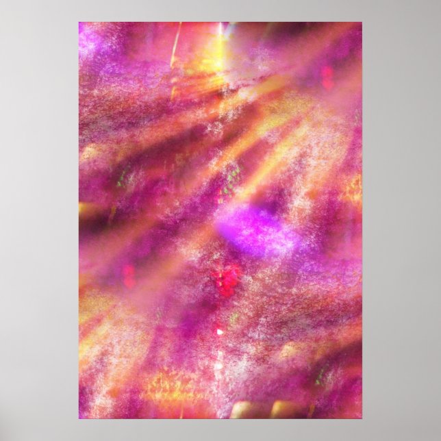 Affiche couleur arrière - plan transparent violet, rose (Devant)