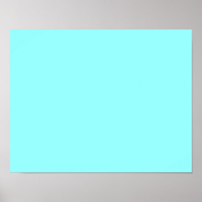 Affiche couleur bleu (Devant)