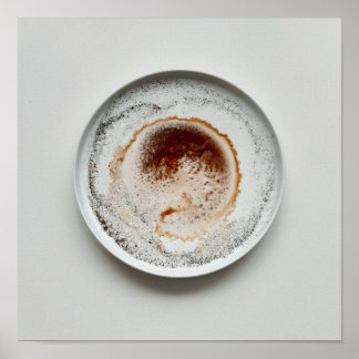 Affiche Couleur café terrain texture art abstrait 20