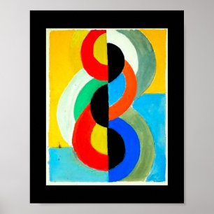 Affiche Couleur de rythme par Robert Delaunay
