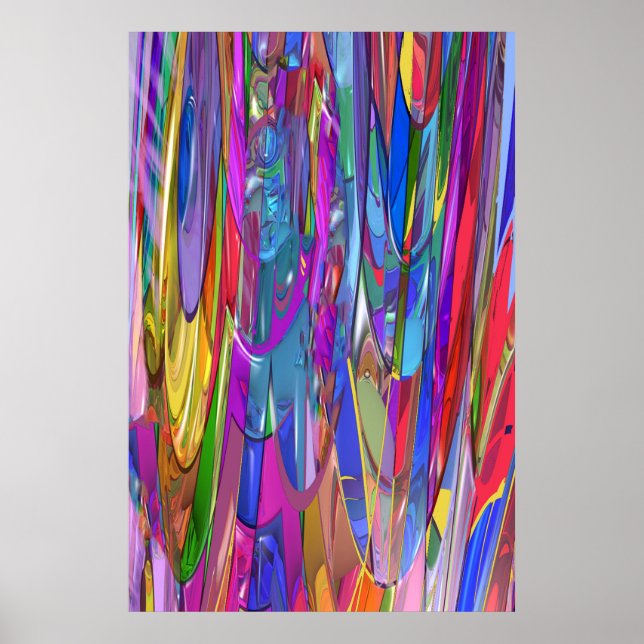 Affiche Couleur en mouvement (Devant)