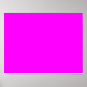 Affiche couleur fuchsia / magenta