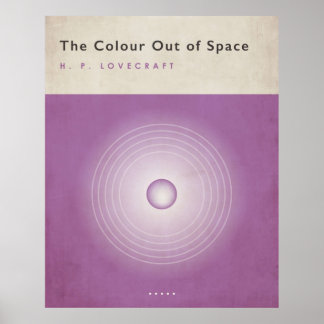 Affiche Couleur hors de l'espace HP Lovecraft