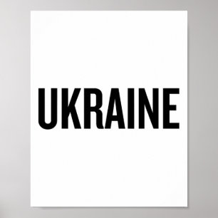Affiche Couleur jaune du drapeau national de l'Ukraine