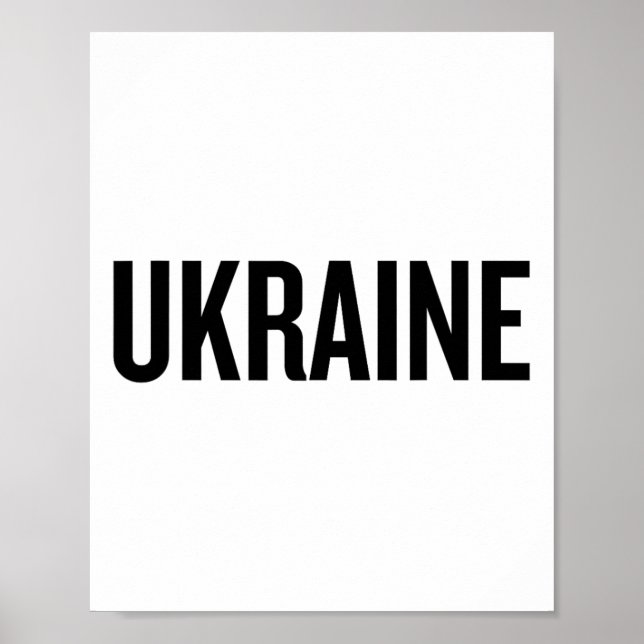 Affiche Couleur jaune du drapeau national de l'Ukraine  (Devant)