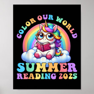 Affiche Couleur Notre Monde Été 2025 Programme de lecture