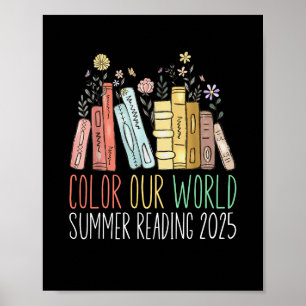 Affiche Couleur Notre Monde Lecture Été 2025