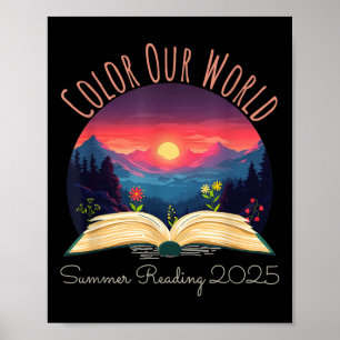 Affiche Couleur Notre Monde Lecture Été 2025 Adventure Boo