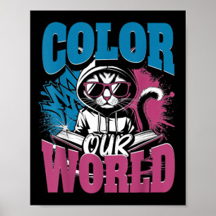 Affiche Couleur Notre Monde Lecture Été 2025 Cute Biblioth