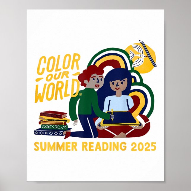 Affiche Couleur Notre Programme Mondial de Lecture Été 202 (Devant)