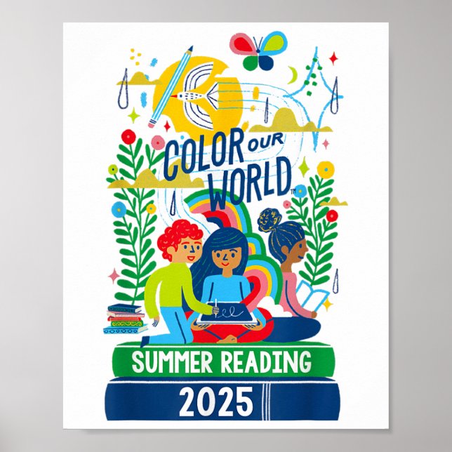 Affiche Couleur Notre Programme Mondial de Lecture Été 202 (Devant)