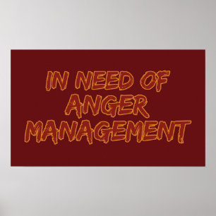 Affiche couleur personnalisée de gestion de la col