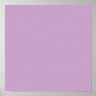 Affiche Couleur solide Lilac