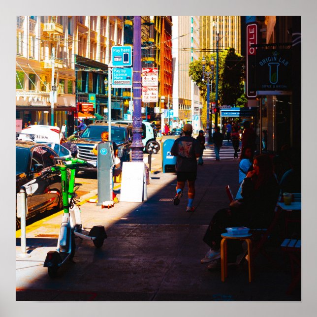 Affiche Couleur sur Sutter (Devant)
