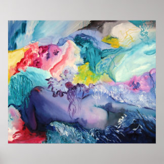 Affiche couleur surréalisme