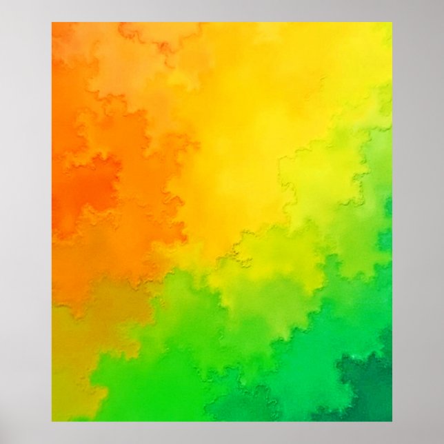 Affiche Couleur texturée (Devant)