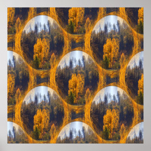 Affiche Couleurs d'automne à Hayfork...