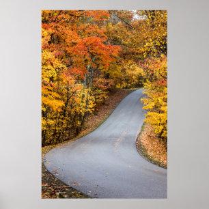 Affiche Couleurs d'automne au Brown County State Park