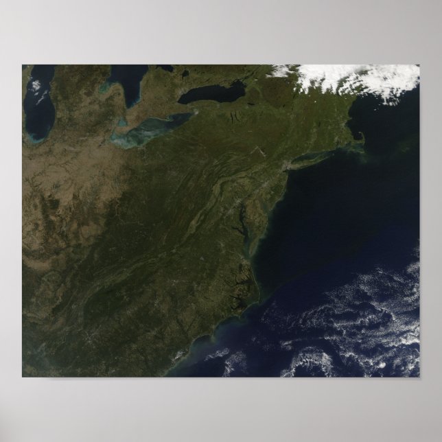 Affiche Couleurs d'automne dans le nord-est des États-Unis (Devant)