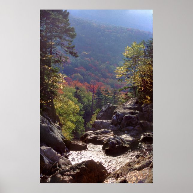 Affiche Couleurs d'automne du New Hampshire (Devant)