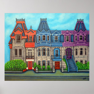 Affiche Couleurs de Montréal