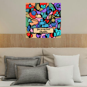 AFFICHE COULEURS D'EAU NUMÉRIQUE NEUROGRAPHIQUE