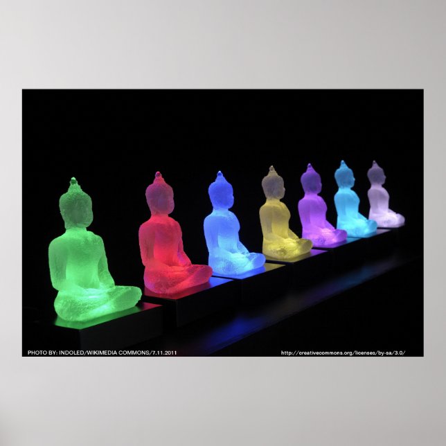 AFFICHE COULEURS D'ÉCLAIRAGE (Devant)