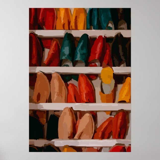 Affiche Couleurs du Maroc (Devant)