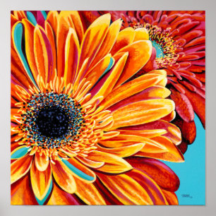 Affiche Couleurs éclatées II