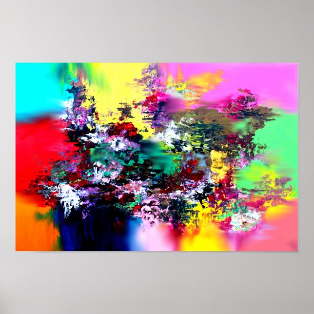 Affiche Couleurs écrasantes (Devant)