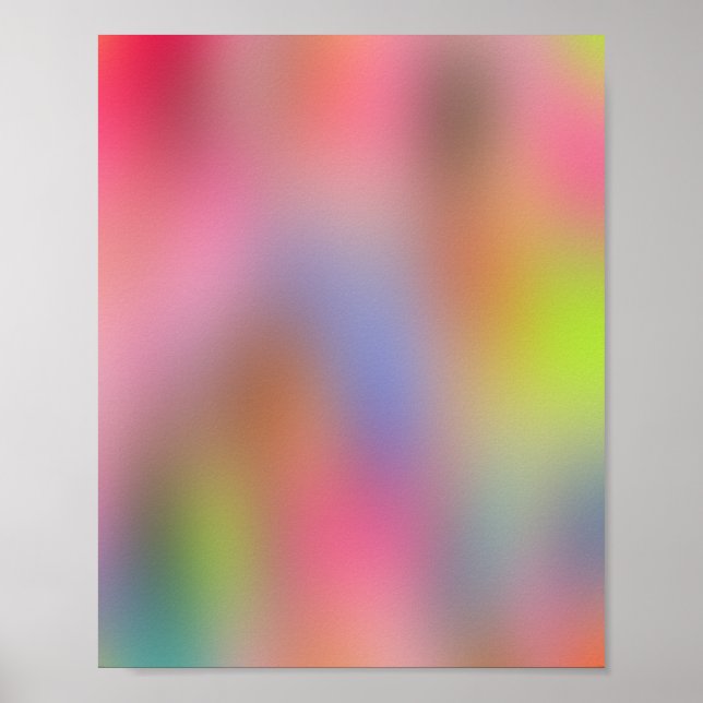 Affiche Couleurs florissantes 08 Aura Gradient (Devant)