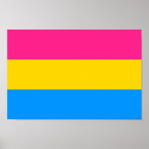 Affiche Couleurs Pansexual Pride