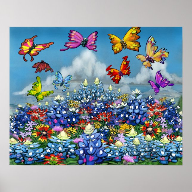 Affiche Couleurs printanières (Devant)