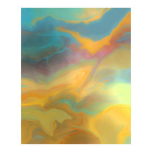 Couleurs printanières modernes Peinture Abstraite