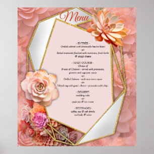 Affiche Couleurs succulentes de broyage d'abricot pour 202