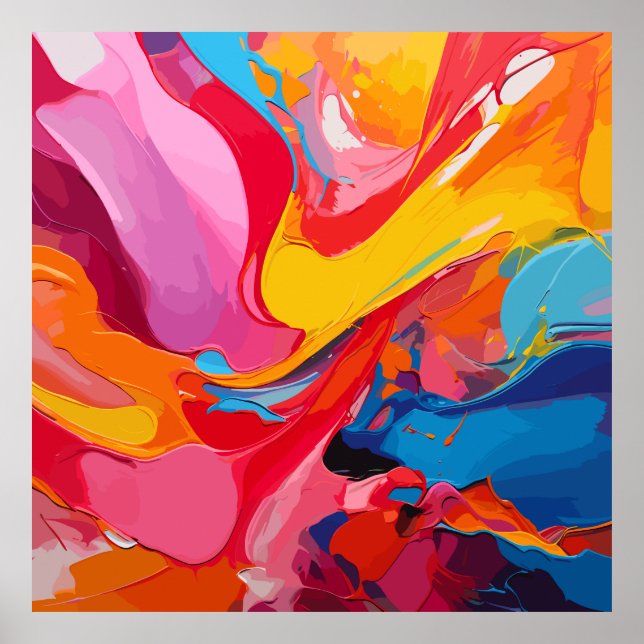 Affiche Couleurs vives (Devant)