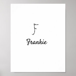 Affiche Couleurs vives minimaliste ajoutez le nom de votre