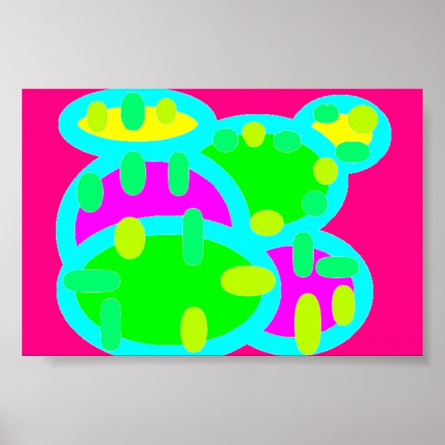 Affiche Couleurs vives pour enfants écoles chambre materne (Devant)