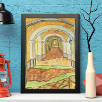 Couloir de l'asile Saint-Paul par Vincent van Gogh