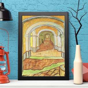 Affiche Couloir de l'asile Saint-Paul par Vincent van Gogh